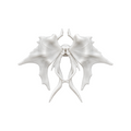SkateFish Brooch - White